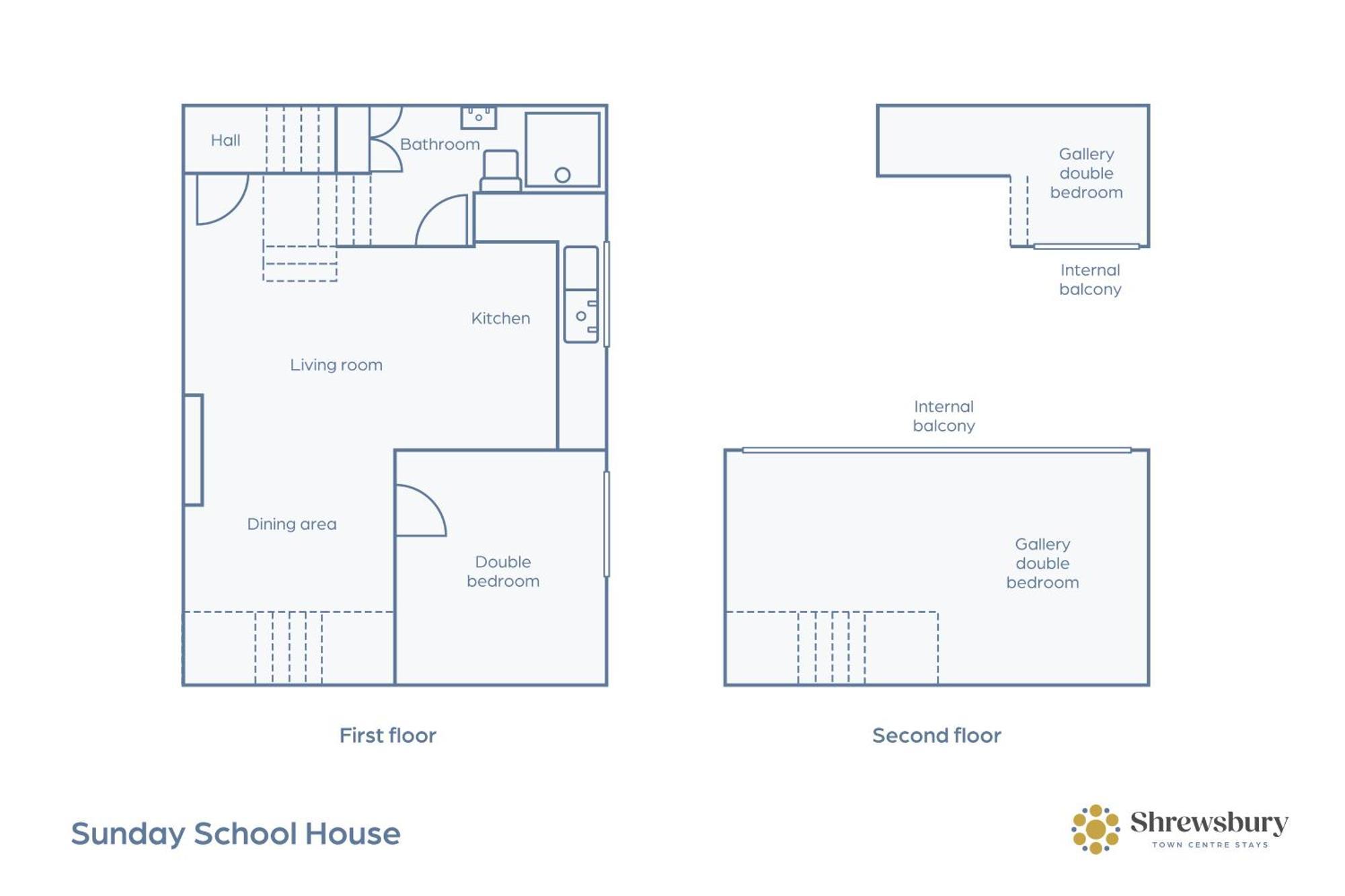 Sunday School House Lejlighed Shrewsbury Eksteriør billede
